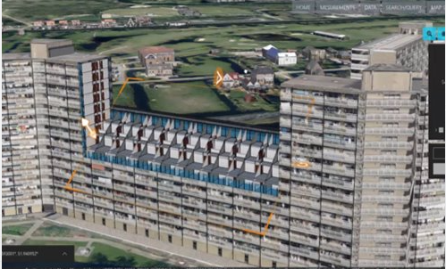 GeoBIM model integrating BIM and geographic information